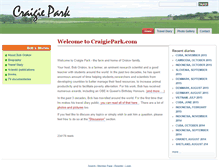 Tablet Screenshot of craigiepark.com